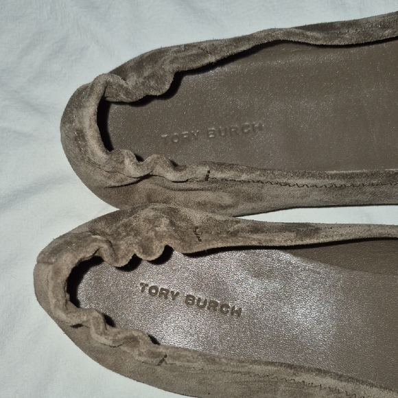 Tory Burch Taupe Suede Flats - Picture 6 of 10